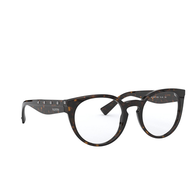 Valentino VA3047 Eyeglasses 5002 havana - three-quarters view