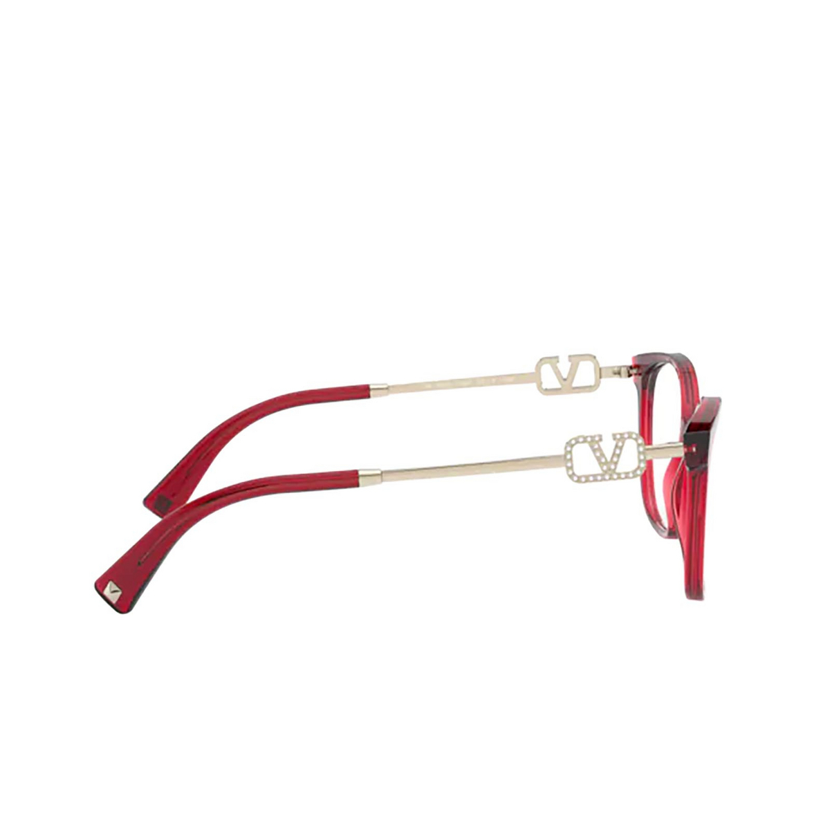 Valentino VA3050 Eyeglasses 5121 Opal Red - product thumbnail 3/4