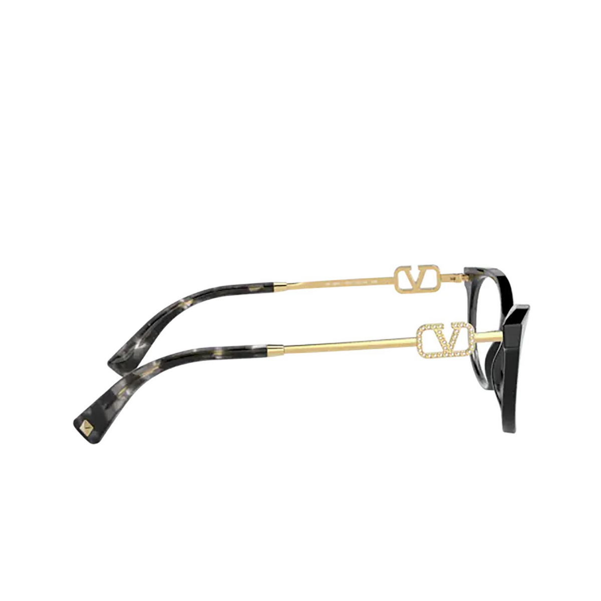 Valentino® Cat-eye Eyeglasses: VA3051 color Black 5001 - 3/3.