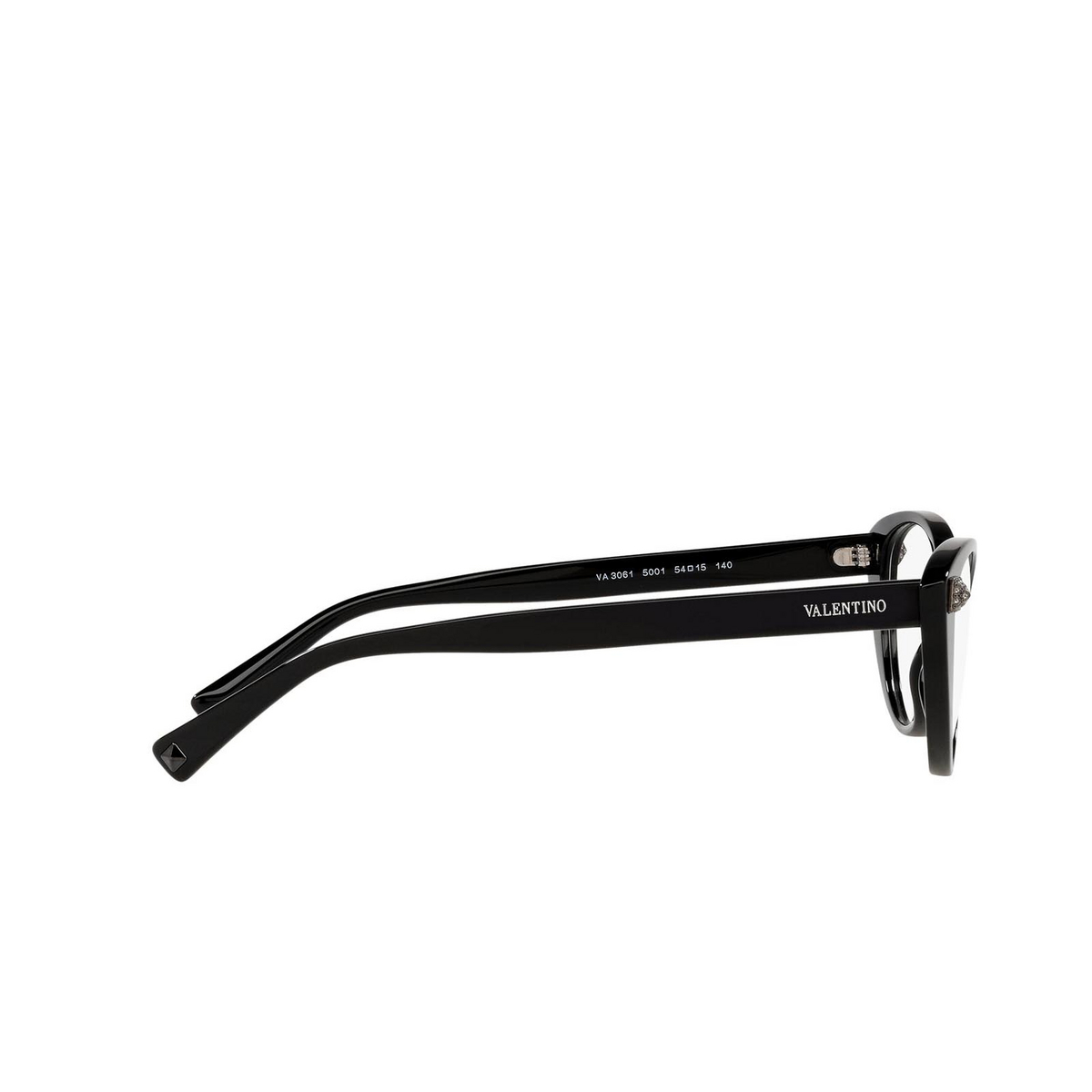 Valentino® Cat-eye Eyeglasses: VA3061 color Black 5001 - 3/3.