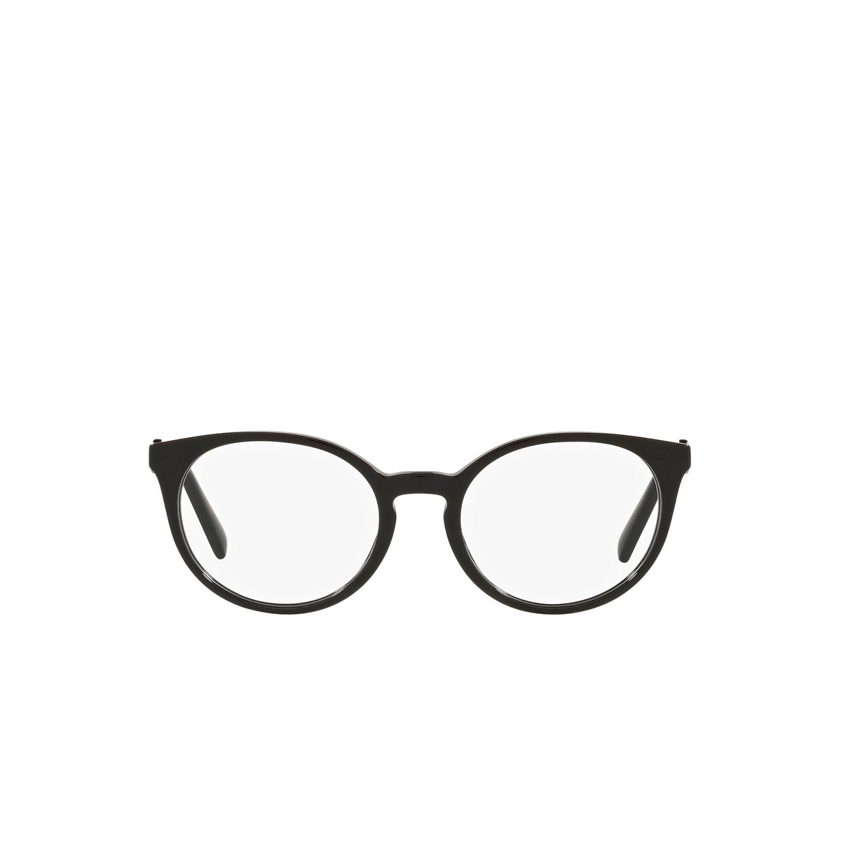 Valentino® Round Eyeglasses: VA3068 color Black 5001 - front view.