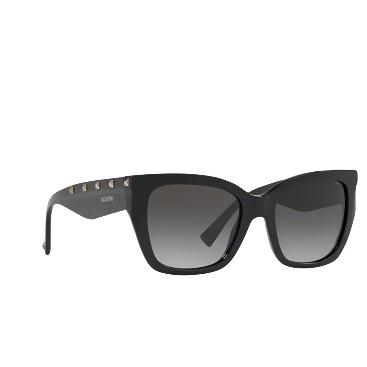 Valentino VA4048 Sunglasses 50018G BLACK - three-quarters view