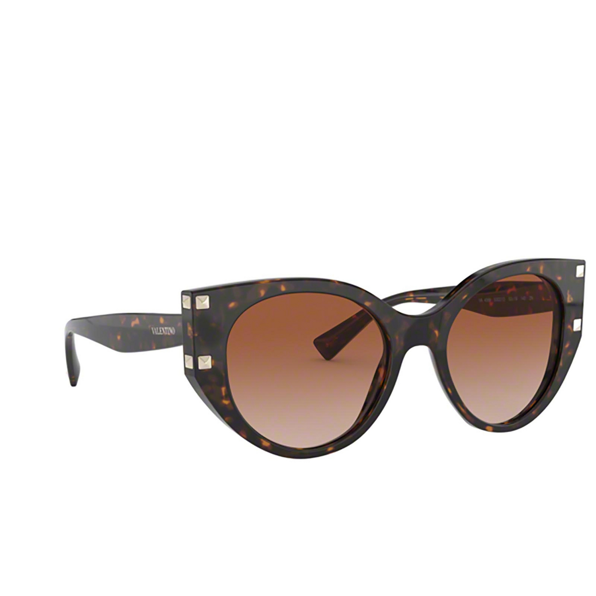 Valentino VA4068 Sunglasses 500213 HAVANA - three-quarters view