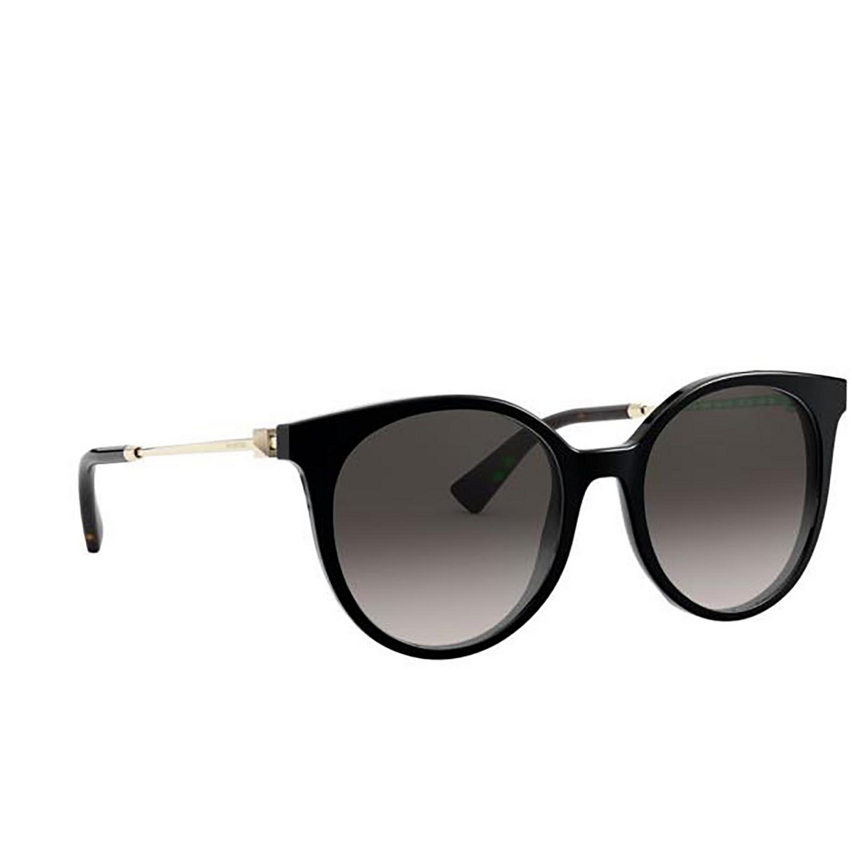 Valentino VA4069 Sunglasses 50018G BLACK - three-quarters view