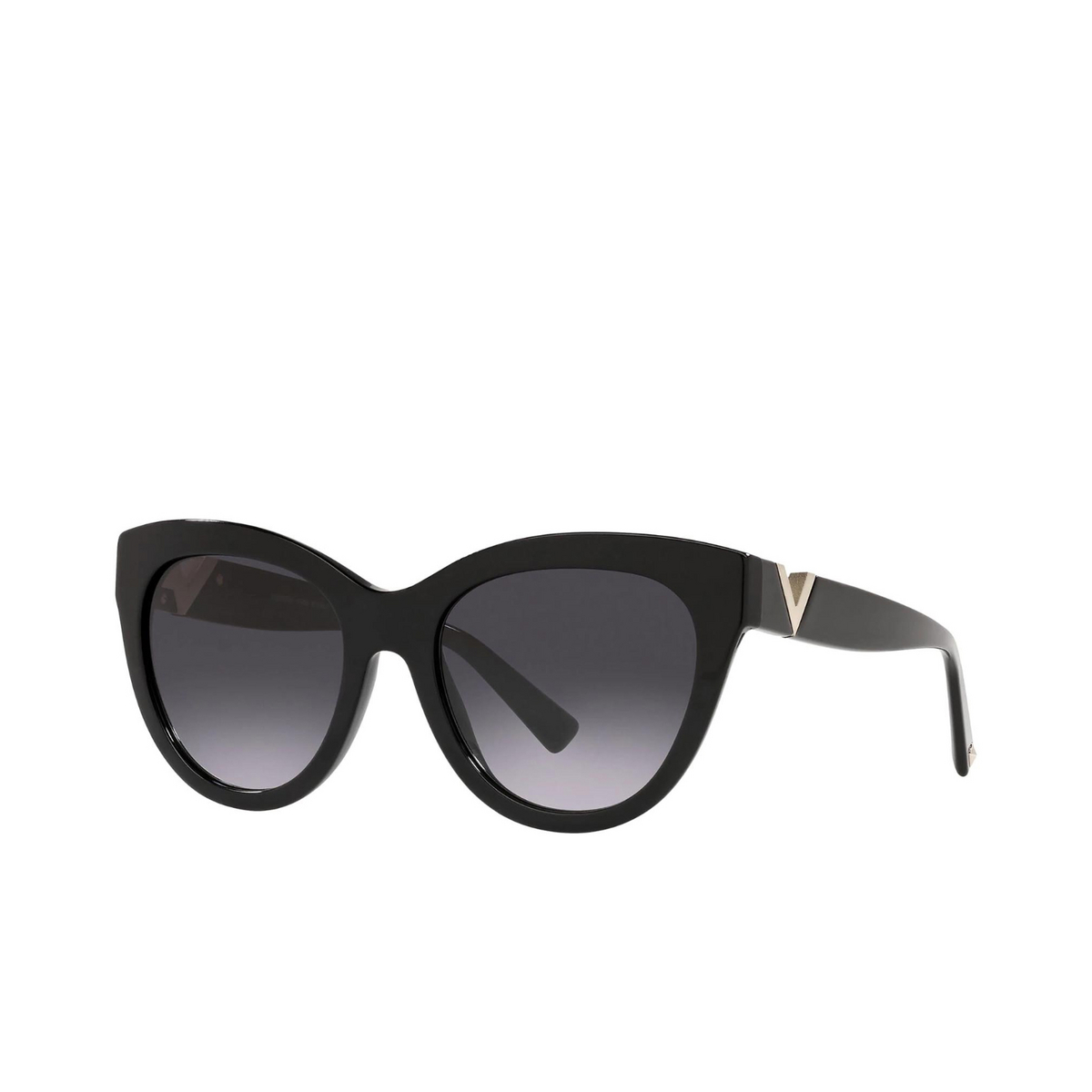 Valentino VA4089 Sunglasses 50018G Black - three-quarters view