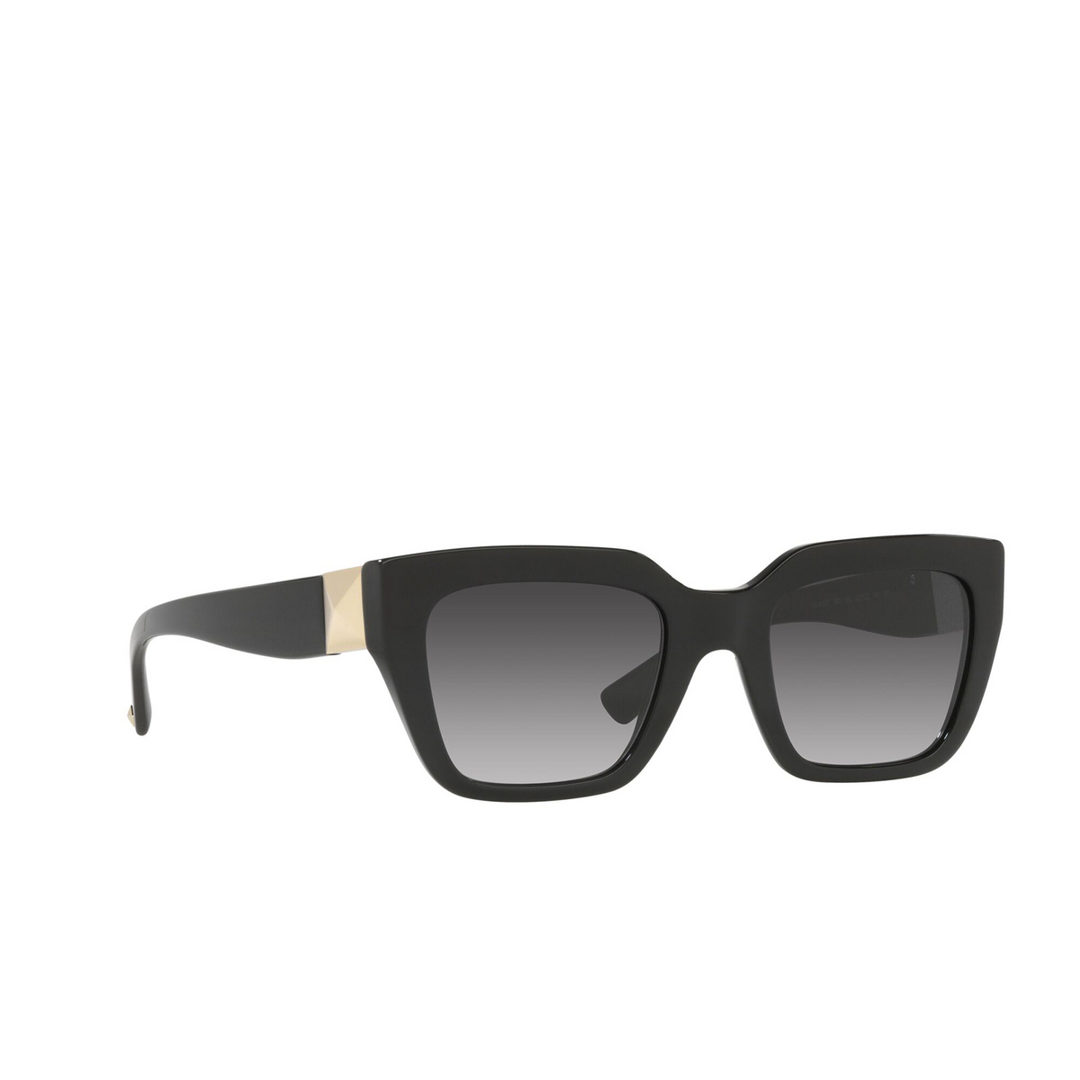 Valentino VA4097 Sunglasses 50018G Black - three-quarters view