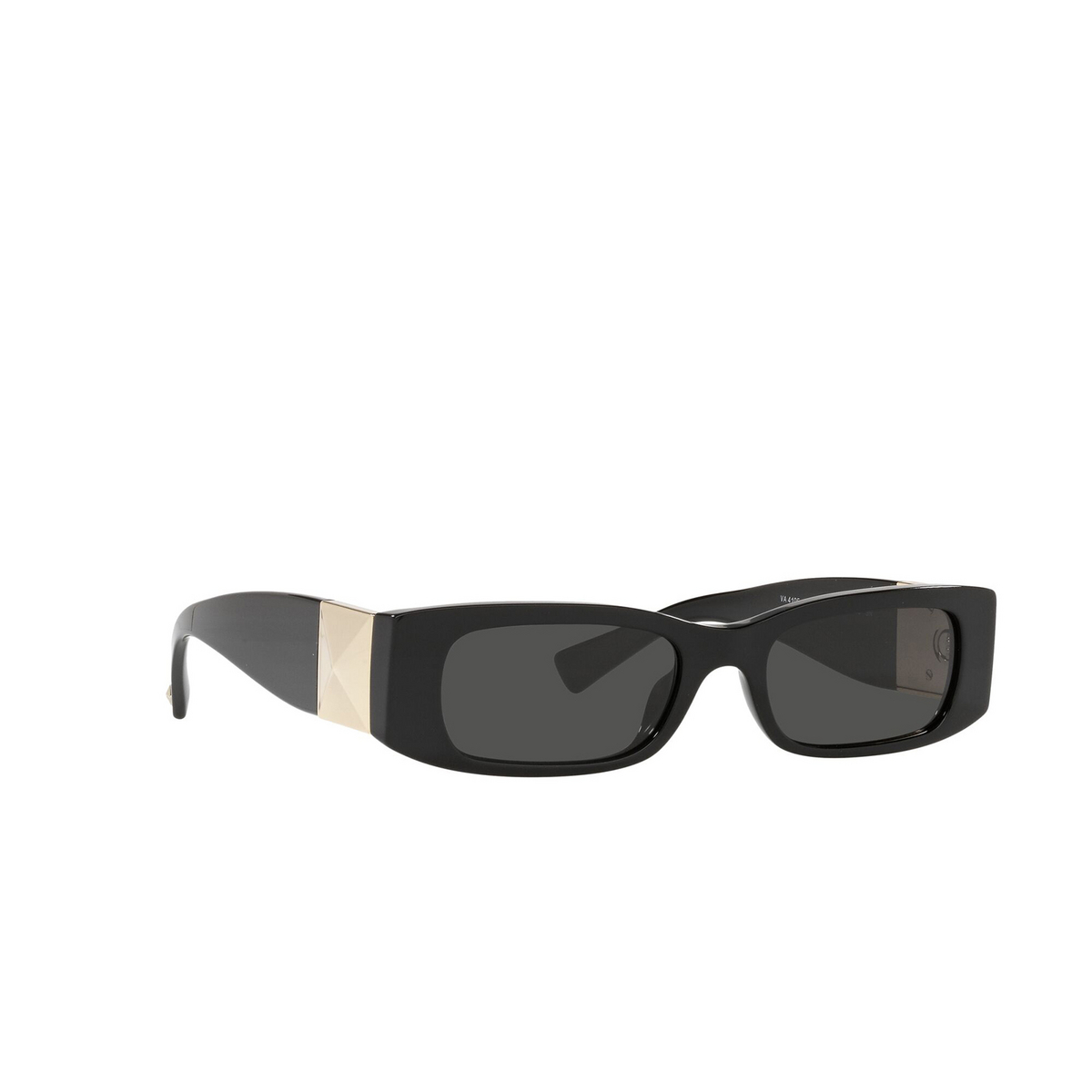 Valentino VA4105 Sunglasses 500187 Black - three-quarters view