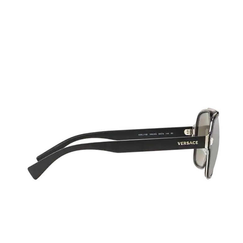Versace VE2199 Sunglasses 10006G matte black - 3/4