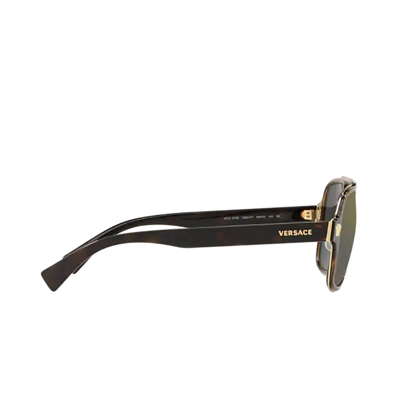 Versace VE2199 Sunglasses 12524T dark havana - 3/4