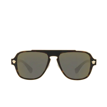 Versace VE2199 Sunglasses 12524T dark havana - front view