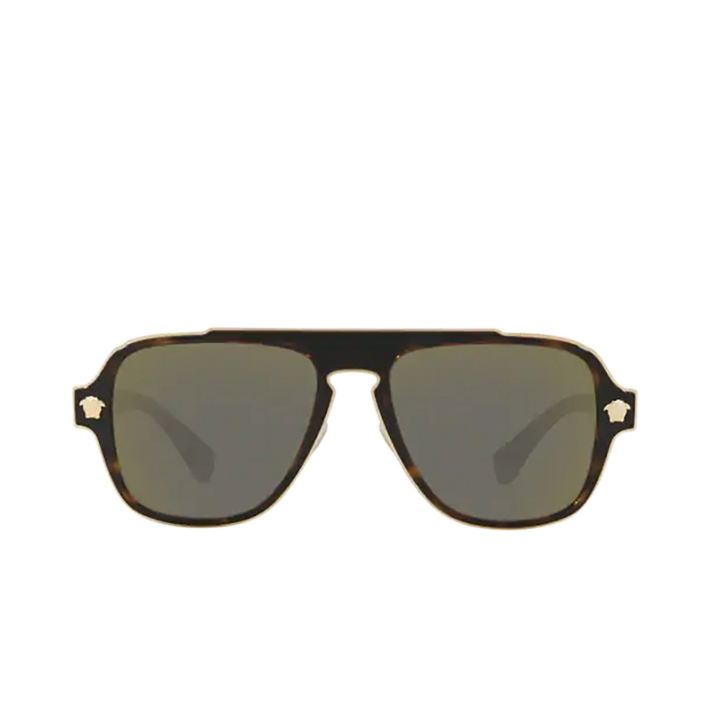 Versace VE2199 Sunglasses 12524T dark havana - 1/4