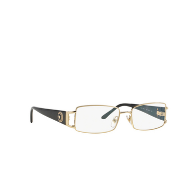 Versace VE1163M Eyeglasses 1252 pale gold - three-quarters view