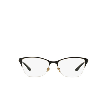 Versace VE1218 Eyeglasses 1342 black / gold - front view