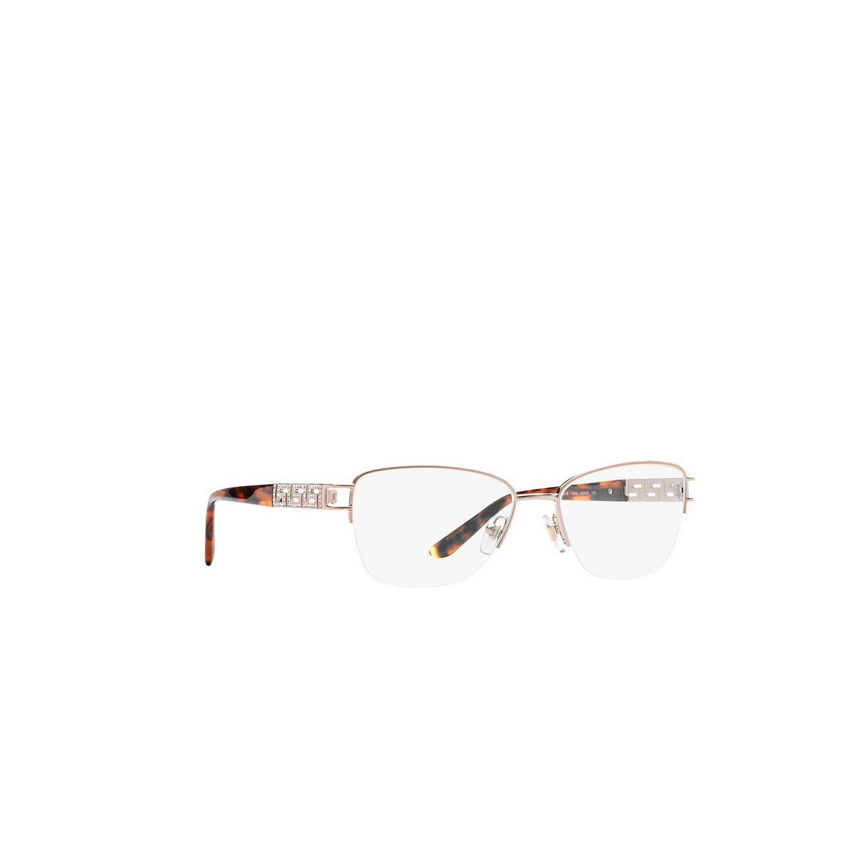 Versace® Butterfly Eyeglasses: VE1220B color Bronze-copper 1052 - three-quarters view.