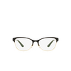 Versace VE1233Q Korrektionsbrillen 1366 black / pale gold - Produkt-Miniaturansicht 1/4