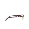 Versace VE1233Q Korrektionsbrillen 1366 black / pale gold - Produkt-Miniaturansicht 3/4