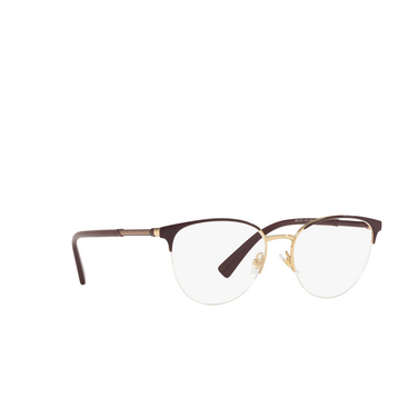 Versace VE1247 Korrektionsbrillen 1418 violet / gold - Dreiviertelansicht