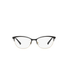 Versace VE1251 Eyeglasses 1366 black / pale gold - product thumbnail 1/4