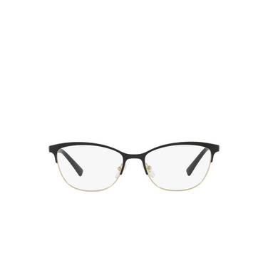 Versace VE1251 Eyeglasses 1366 black / pale gold - front view