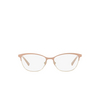 Versace VE1251 Korrektionsbrillen 1424 matte pink / pale gold - Produkt-Miniaturansicht 1/4