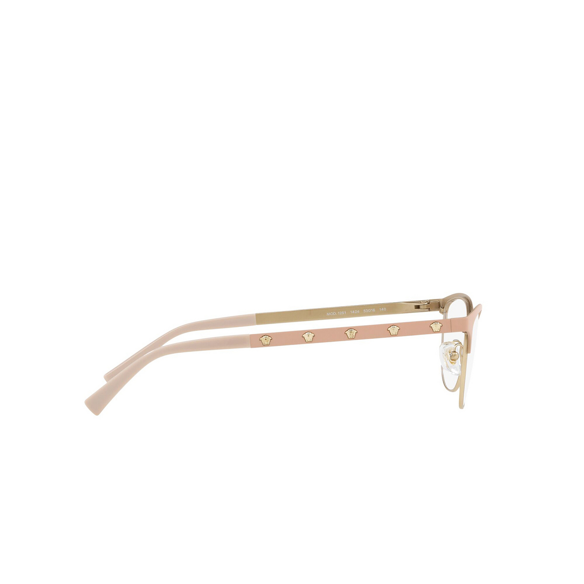 Occhiali da vista Versace VE1251 1424 Matte Pink / Pale Gold - 3/4