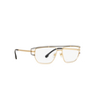 Versace VE1257 Eyeglasses 1436 gold / black - product thumbnail 2/4