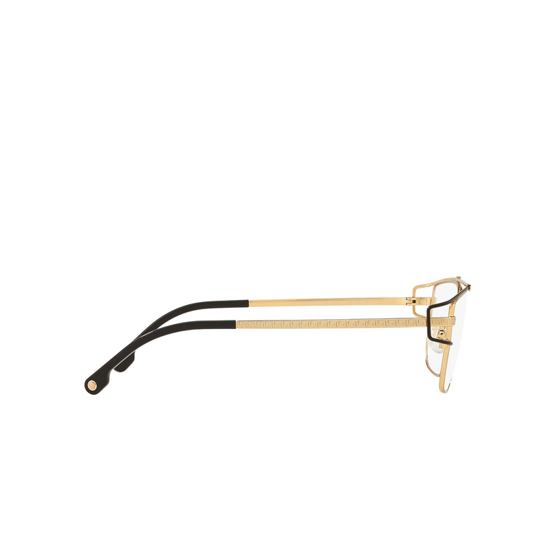 Versace VE1257 Korrektionsbrillen 1436 gold / black - 3/4