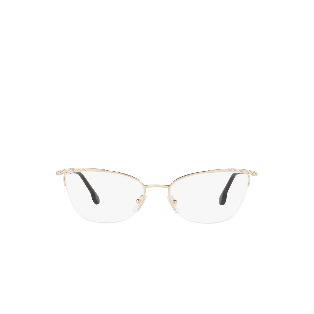 Versace® Cat-eye Eyeglasses: VE1261B color Pale Gold 1252 - front view.