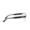 Versace VE1264 Eyeglasses 1436 matte black / gold - product thumbnail 3/4