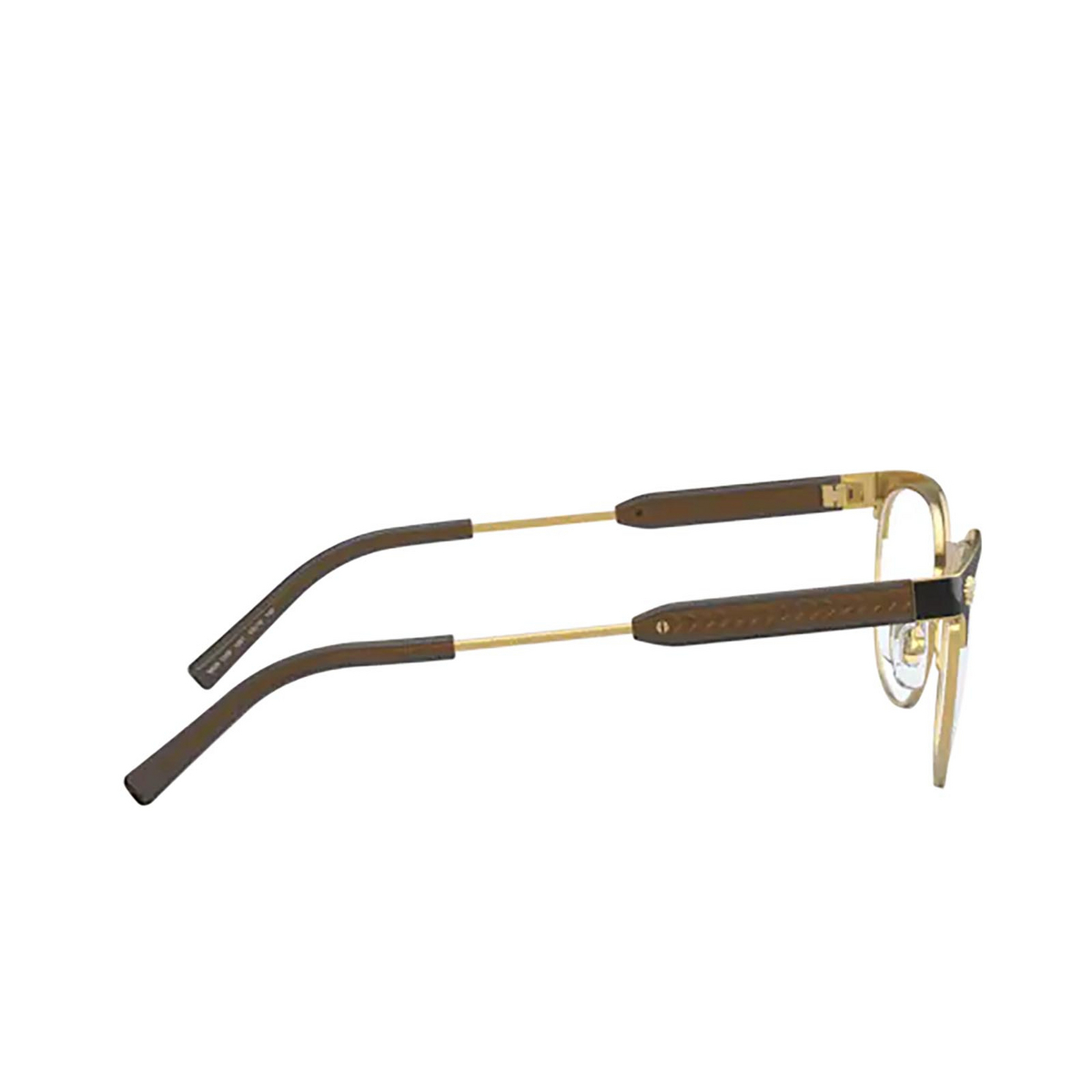 Versace VE1268 Eyeglasses 1261 Matte Black / Gold - 3/4