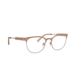 Versace VE1268 Korrektionsbrillen 1412 pink gold - Produkt-Miniaturansicht 2/4