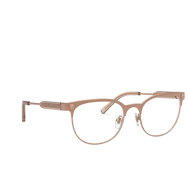 Versace VE1268 Korrektionsbrillen 1412 pink gold - Dreiviertelansicht