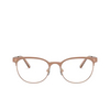 Versace VE1268 Korrektionsbrillen 1412 pink gold - Produkt-Miniaturansicht 1/4
