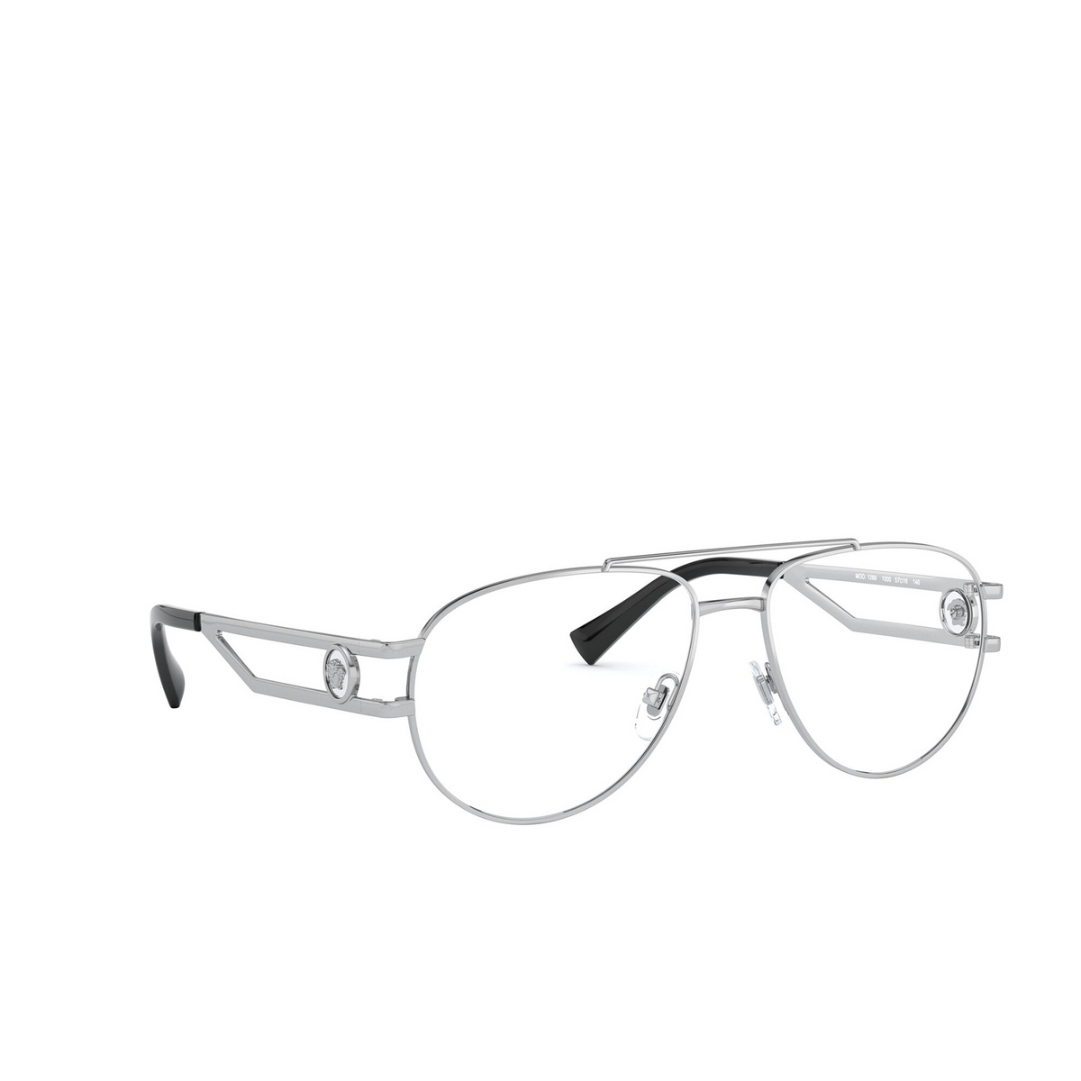 Versace VE1269 Eyeglasses 1000 Silver - three-quarters view