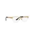 Versace VE1270 Eyeglasses 1410 matte gold - product thumbnail 2/4