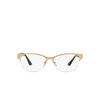 Versace VE1270 Korrektionsbrillen 1410 matte gold - Produkt-Miniaturansicht 1/4