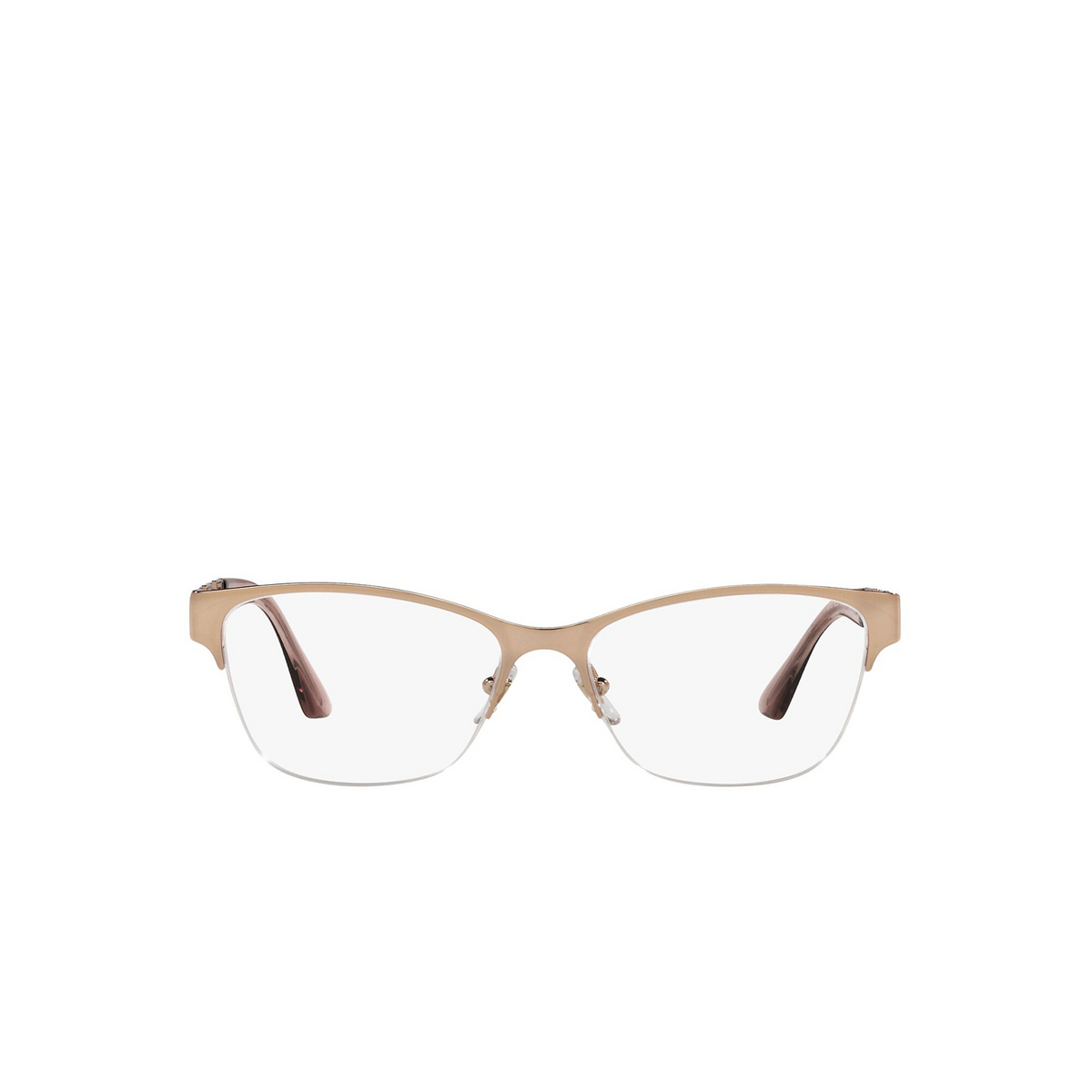 Versace® Cat-eye Eyeglasses: VE1270 color Rose Gold 1412 - front view.