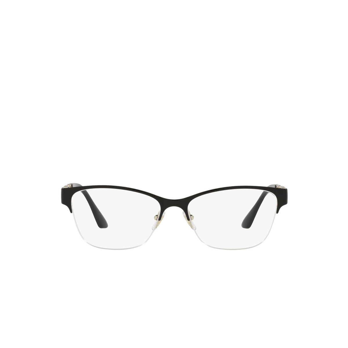 Versace® Cat-eye Eyeglasses: VE1270 color Black 1433 - front view.