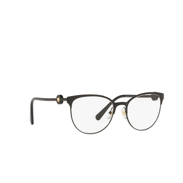 Versace VE1271 Eyeglasses 1009 black - three-quarters view