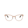 Versace VE1271 Korrektionsbrillen 1412 pink gold - Produkt-Miniaturansicht 1/4