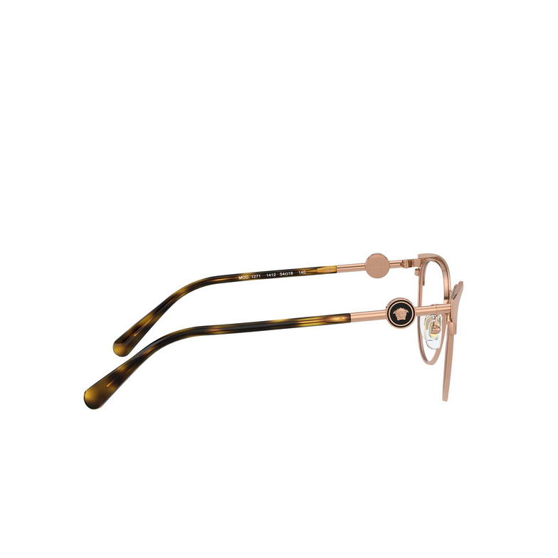 Versace VE1271 Korrektionsbrillen 1412 pink gold - 3/4