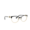 Versace VE1271 Eyeglasses 1433 black / gold - product thumbnail 2/4