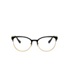 Versace VE1271 Korrektionsbrillen 1433 black / gold - Produkt-Miniaturansicht 1/4