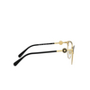 Versace VE1271 Eyeglasses 1433 black / gold - product thumbnail 3/4