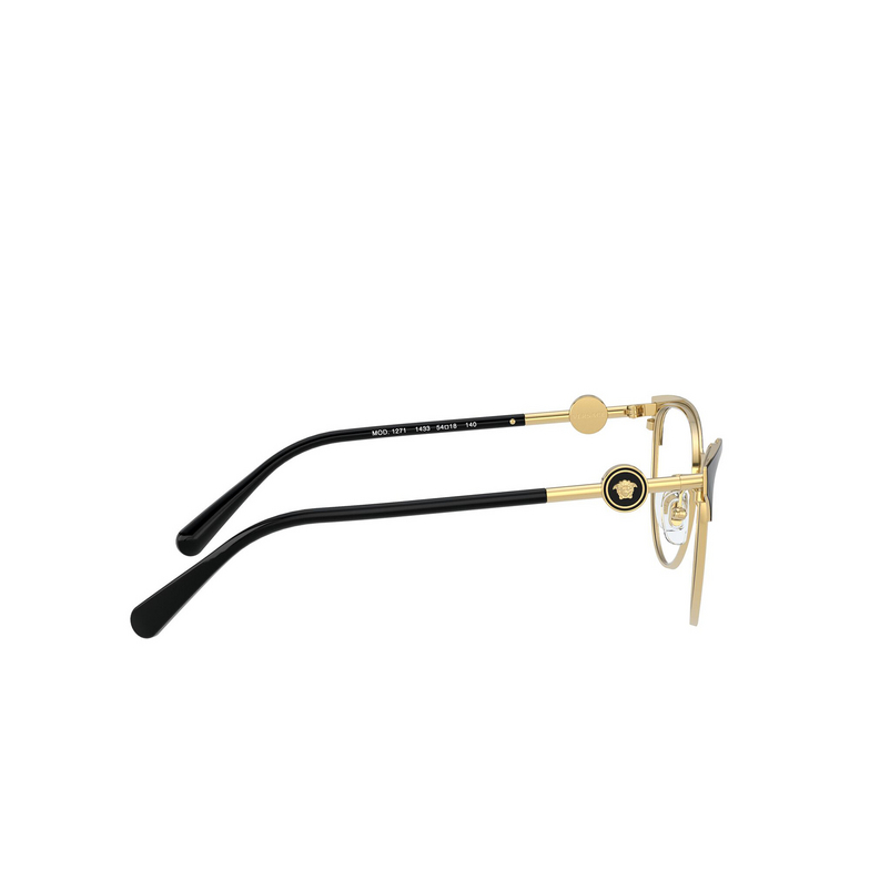 Versace VE1271 Korrektionsbrillen 1433 black / gold - 3/4