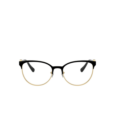 Gafas graduadas Versace VE1271 1433 black / gold - Vista delantera