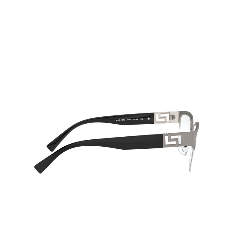 Versace VE1272 Eyeglasses 1351 matte gunmetal - 3/4
