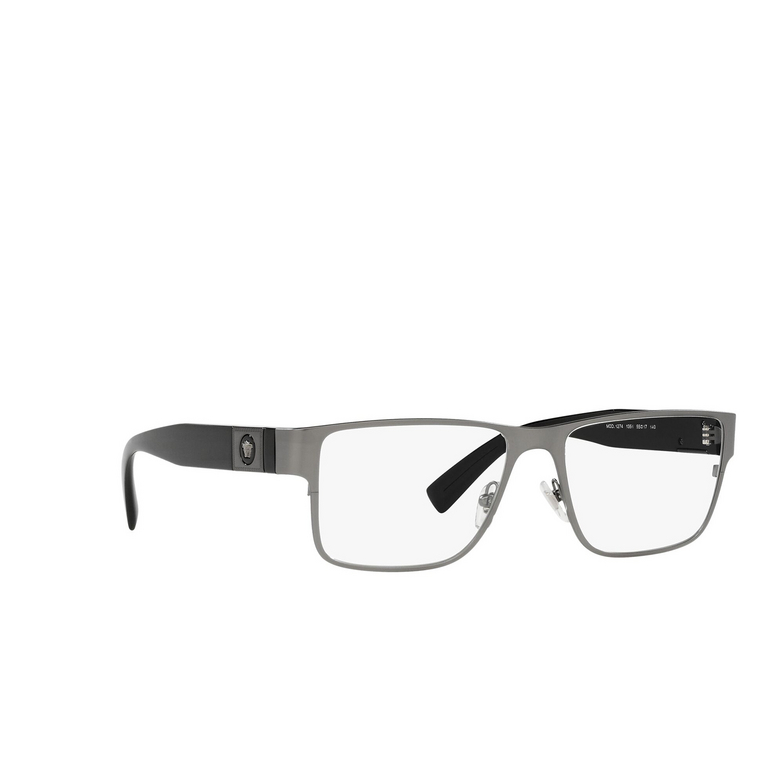 Versace VE1274 Eyeglasses 1351 gunmetal opaco - 2/4