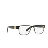 Versace VE1274 Korrektionsbrillen 1436 matte blak / gold - Produkt-Miniaturansicht 2/4