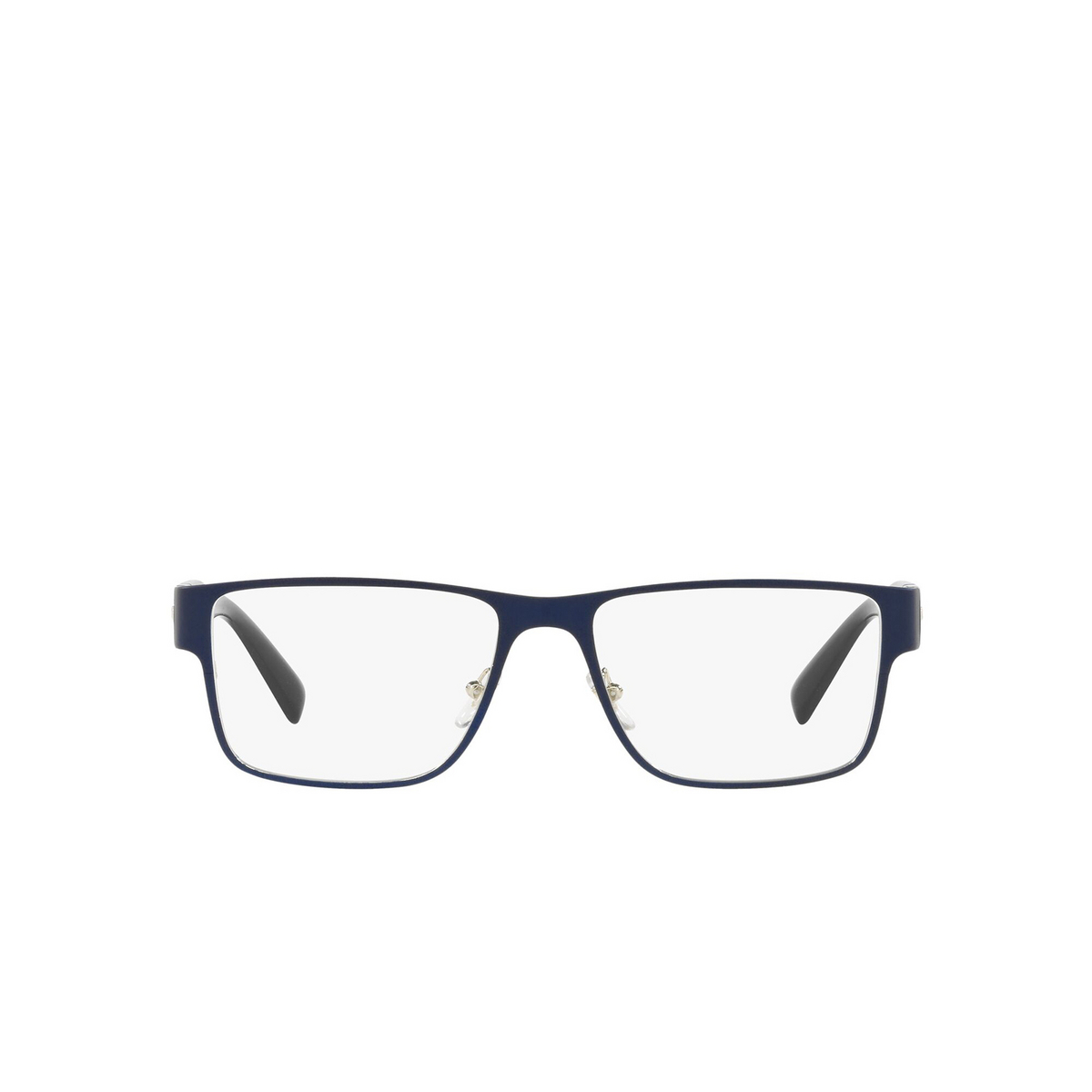 Versace® Rectangle Eyeglasses: VE1274 color Blue 1468 - front view.